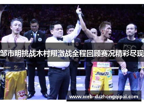 邹市明挑战木村翔激战全程回顾赛况精彩尽现